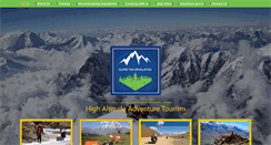 Desktop Screenshot of climbthehimalayas.com