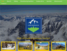 Tablet Screenshot of climbthehimalayas.com